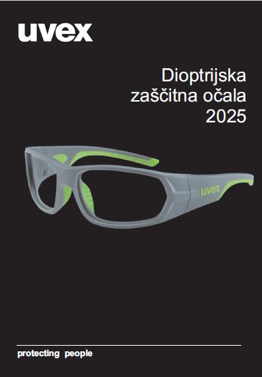 uvex katalog zaščitnih očal z dioptrijo